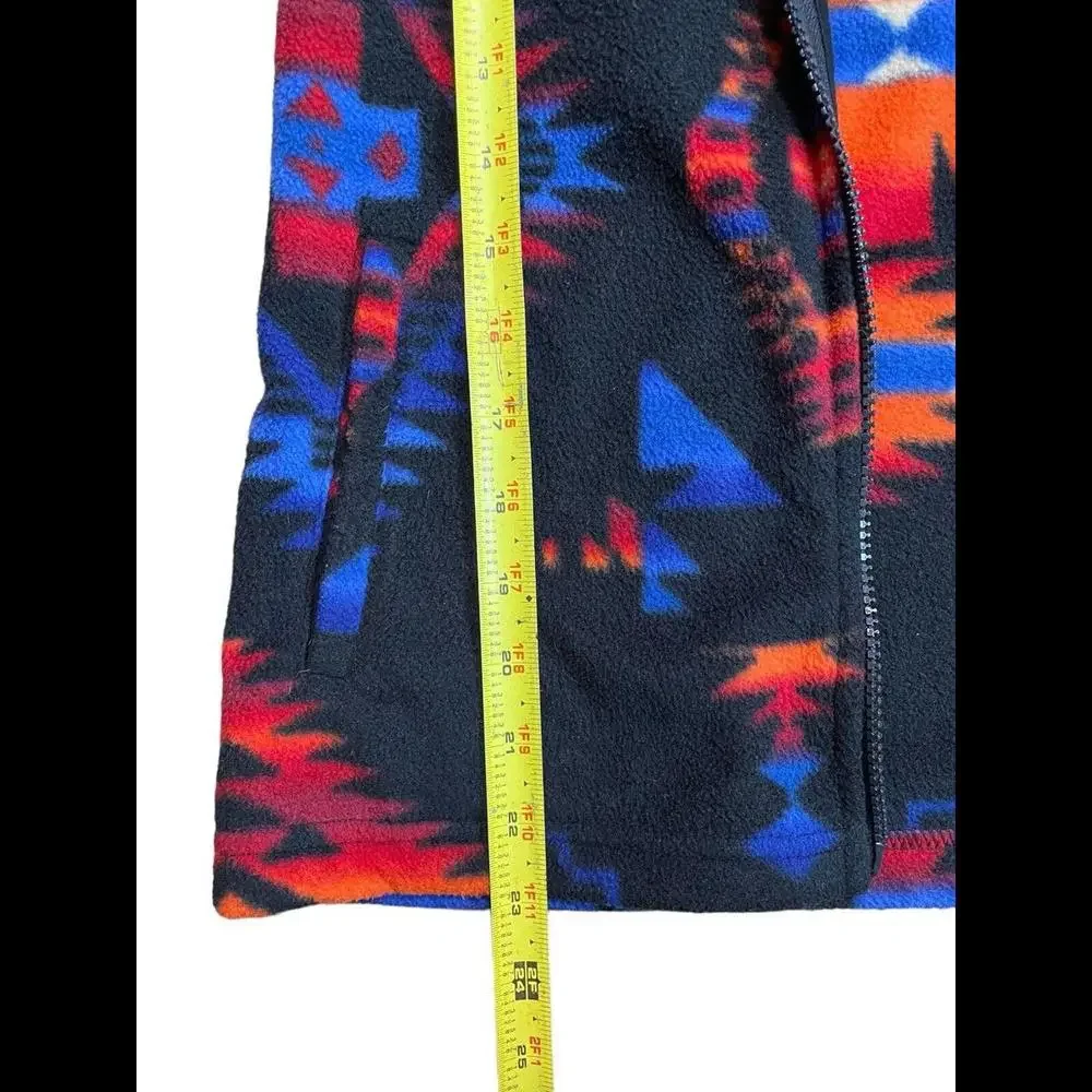 Ralph Lauren Chaps Aztec BlackFleece Vest Southwestern Sunset Full Zip Womens XS - Picture 6 of 10